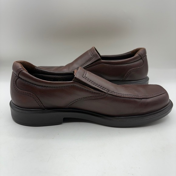 SAS Diplomat Mens Brown Leather Slip On Loafer Dress Shoes Size 10.5M - Picture 5 of 13